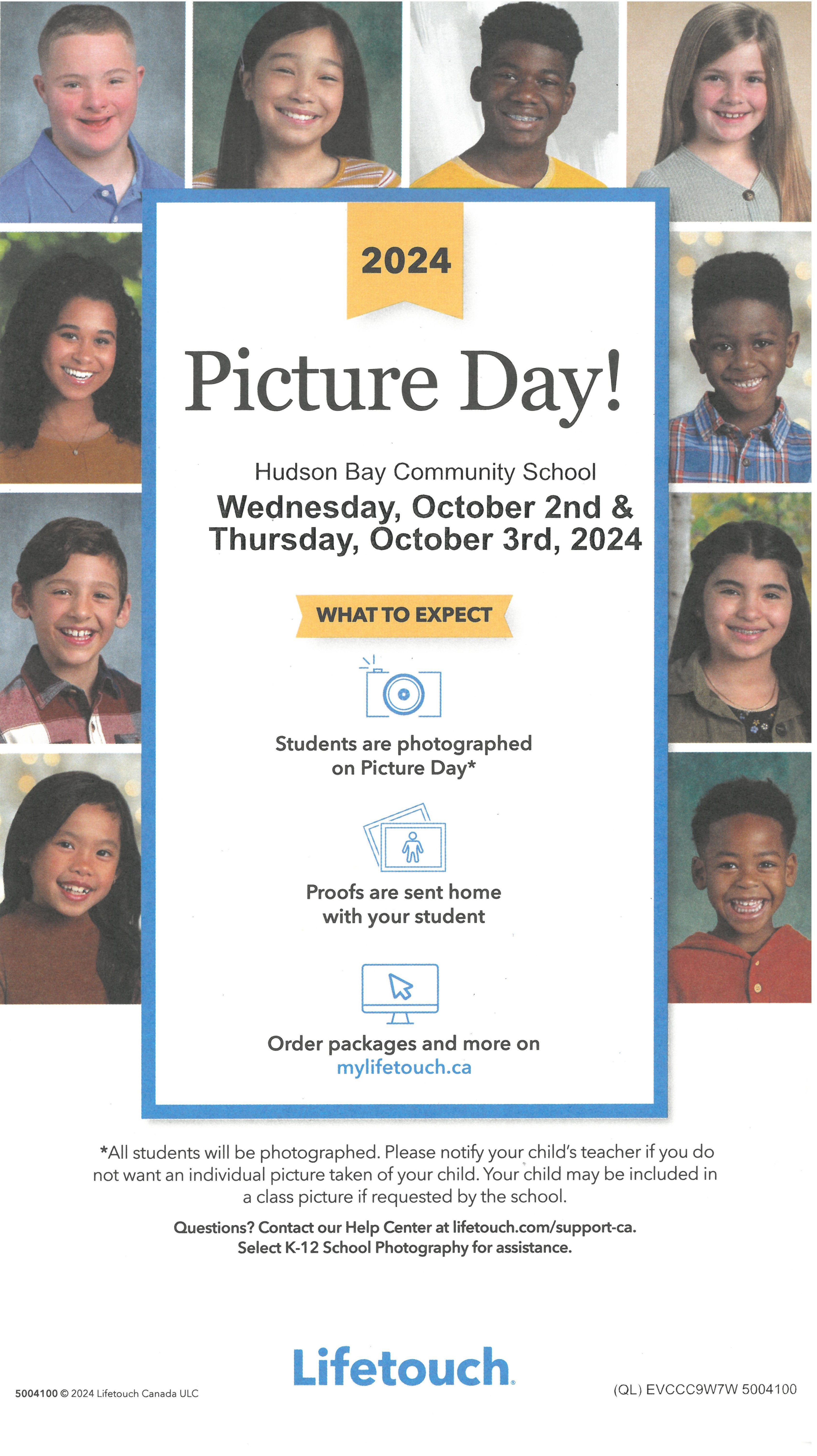 Picture Day is fast approaching!