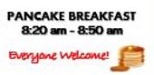 SCC Pancake Breakfast tomorrow September 5th